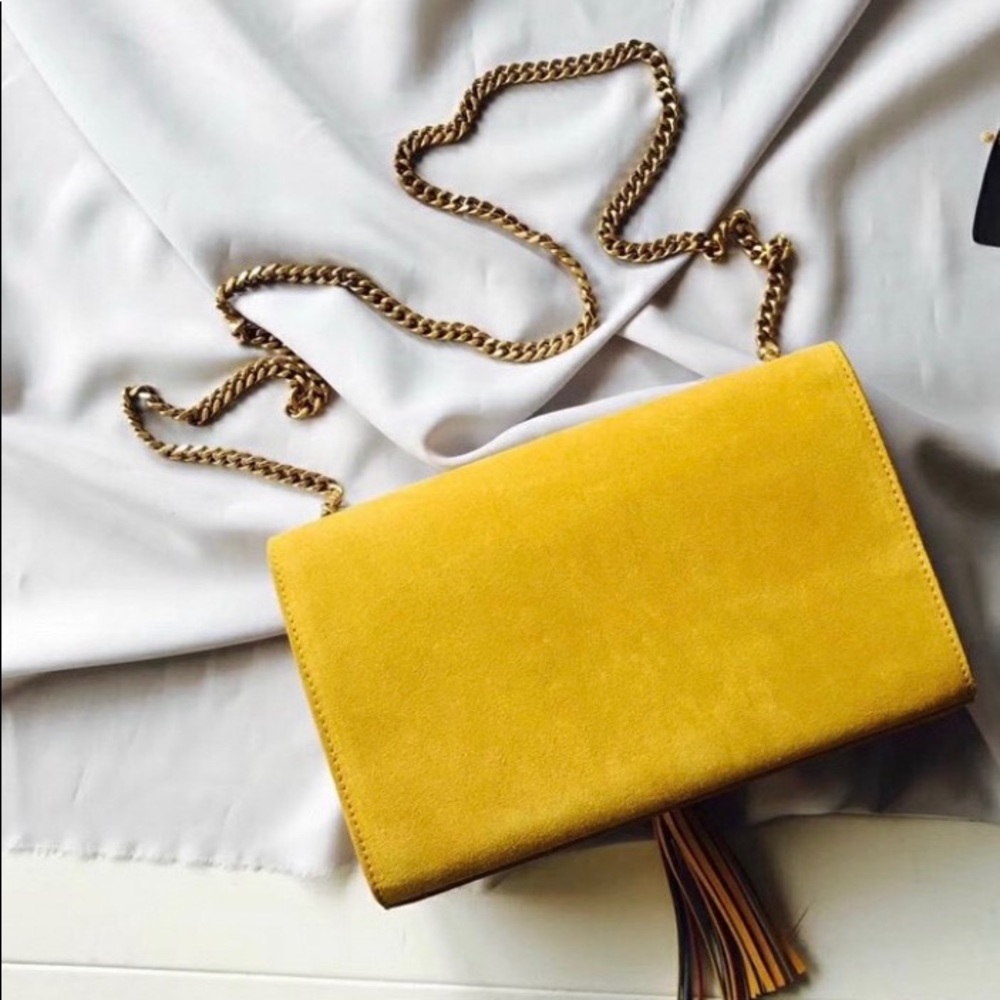 SOLD EBAY Saint Laurent Med Kate Monogram Tassle - Picture 3 of 6